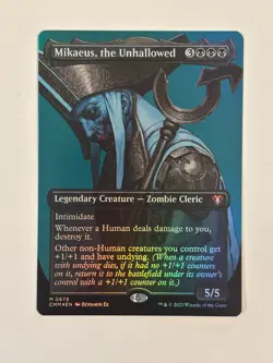 Mikaeus, the Unhallowed Extended Art Commander Masters FOIL Magic MTG - Image 1