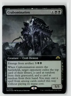 MTG Modern Horizons 3 Crabomination (Extended Art) Foil x1 NM Rare - Image 1