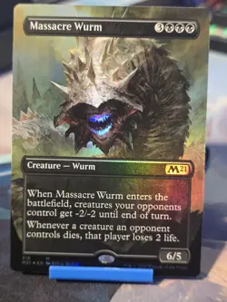 Massacre Wurm (Alternate Art) Core Set 2021 Foil - Image 1