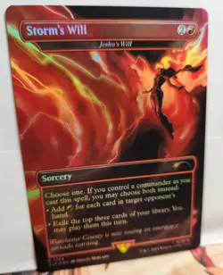 MTG Storm's Will - Jeska's Will (Rainbow Foil) NM Marvel Secret Lair 1744 Magic - Image 3