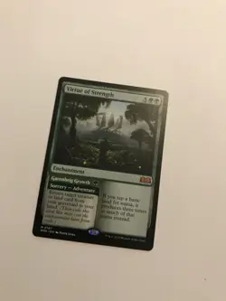 Virtue of Strength (#197) : MtG Magic the Gathering Wilds of Eldraine, NM, green - Image 2