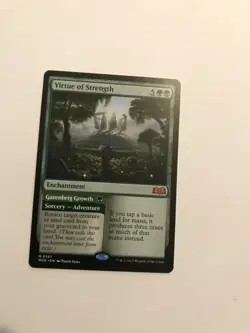 Virtue of Strength (#197) : MtG Magic the Gathering Wilds of Eldraine, NM, green - Image 3