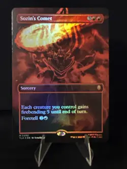 Sozin's ComeT Borderless Foil MTG, Avatar, The Last Airbender NM - Image 1