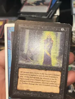 Simulacrum Alpha Edition Regular near Mint / Green Dot Text Authentic ! - Image 5