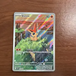 Pokemon Victini SVP 208 Promo Illustration Black Bolt/White Flare Rare - Image 1