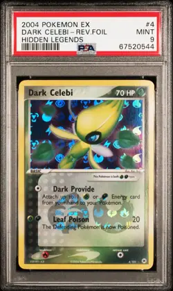 2004 POKEMON EX HIDDEN LEGENDS #4 DARK CELEBI-REV.FOIL HIDDEN LEGENDS - Image 1