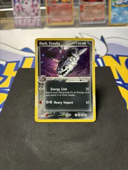 Pokemon TCG Dark Steelix 10/109 Team Rocket Returns 2004 Holo Near Mint - Image 1