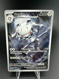 Pokemon Mega Evolution Steelix 150/132 Illustration Rare IR NM - Image 1