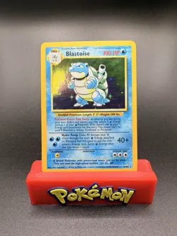 1999 Pokemon Blastoise 2/102 Base Set Unlimited Holo Vintage - NM - Image 1