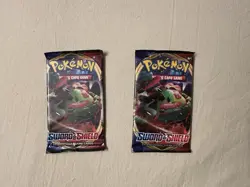 Sword And Shield Base Set Pokemon Booster Pack (2) - Image 1
