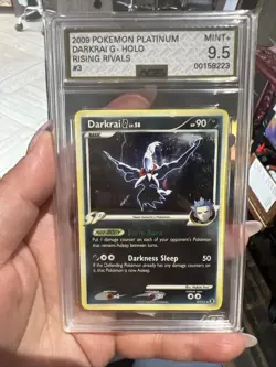 Vintage 2009 Pokemon Platinum Rising Rivals - Darkrai G Holo Graded AGS 9.5 M+ - Image 1