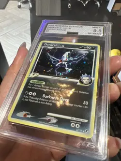 Vintage 2009 Pokemon Platinum Rising Rivals - Darkrai G Holo Graded AGS 9.5 M+ - Image 4