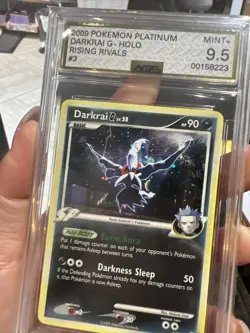 Vintage 2009 Pokemon Platinum Rising Rivals - Darkrai G Holo Graded AGS 9.5 M+ - Image 5