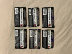 Lot Of 6 Rebel Clash Pokemon Booster Packs - Image 2