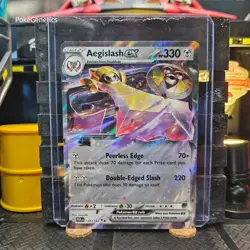 Aegislash ex Paradox Rift Ultra Rare Pokemon TCG 135/182 Scarlet & Violet - Image 1