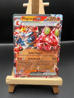 Pokemon Magcargo ex | Deutsch 029/167 Maskerade im Zwielicht | Near Mint - Image 1