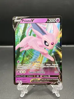 Pokemon Karte Psiana V SWSH201 Black Star Promo Near Mint Deutsch - Image 1