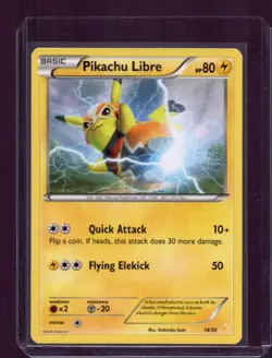 2016 Pokemon XY Trainer Kit: Pikachu Libre #14/30 - Image 1