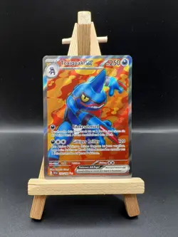 Pokemon Toxiquak Ex Full Art Deutsch 236/198 Karmesin & Purpur Near Mint - Image 1