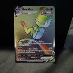 Mew Vmax #268/264 - Fusion Strike - Rainbow Rare - NM Near Mint - Pokemon - Image 1