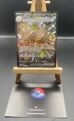 Pokemon Psiopatra ex Shiny | Deutsch 214/091 Paldeas Schicksale | Near Mint - Image 1