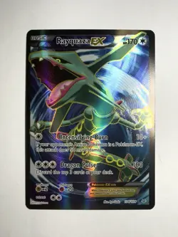 Pokemon XY Roaring Skies Rayquaza EX Full Art #104/108 Ultra Rare LP+/NM - Image 3