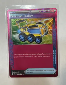 Precious Trolley 185/191 Surging Sparks ACE SPEC Rare Holo Pokemon TCG 2024 NM/M - Image 1