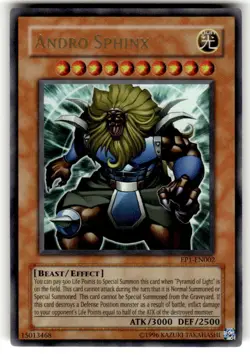 Andro Sphinx EP1-EN002 Yu-Gi-Oh! Movie Exclusive Pack Unlimited NM - Image 1