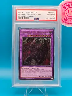 PSA 10 - 2024 Yu-Gi-Oh! LODT, Destiny End Dragoon, Ultimate Rare - Image 1