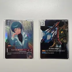 Kamille Bidan & A New Sign Promo - Newtype Challenge - Gundam Card Game English - Image 1
