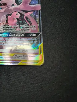 Pokemon TCG Mewtwo & Mew GX Full Art Holo Card 71/236 Unified Minds - Image 2