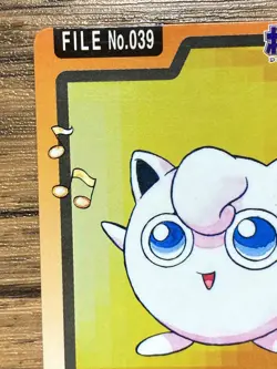 Pokemon Carddass Card Jigglypuff File No.39 Bandai Pocket Monsters 1997 - Image 3