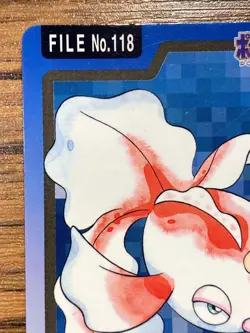 Pokemon Carddass Card Goldeen File No.118 Bandai Pocket Monsters 1997 Japan - Image 3
