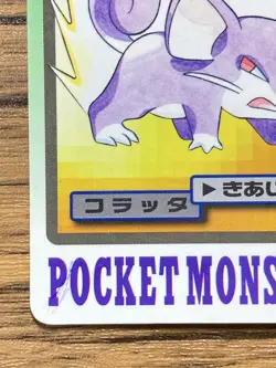 Pokemon Carddass Card Rattata File No.19 Bandai Pocket Monsters 1997 Japan - Image 5