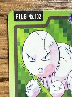 Pokemon Carddass Card Exeggcute File No.102 Bandai Pocket Monsters 1997 Japan - Image 3