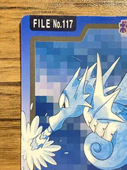 Pokemon Carddass Card Seadra File No.117 Bandai Pocket Monsters 1997 - Image 3
