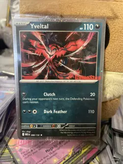 Pokemon TCG Yveltal GameStop Stamped Promo Holo Card - Image 1