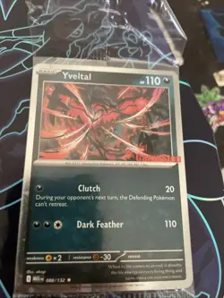 Pokemon TCG Yveltal GameStop Stamped Promo Holo Card - Image 2
