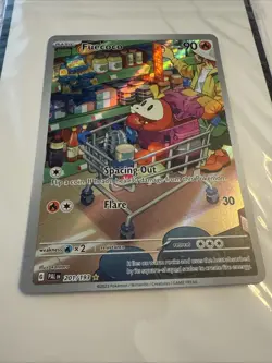 Fuecoco 201/193 Sv02: Pokemon TCG Paldea Evolved Holo Card IR, NM Condition - Image 2