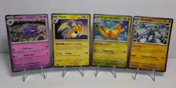 Pokemon 151 Sams Club Exclusive Cosmos Holo 4 Promo Cards Swirls A - Image 1