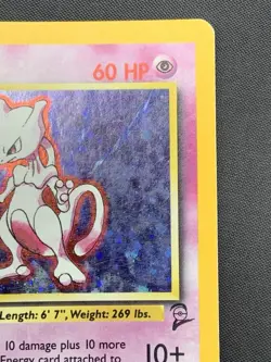 Mewtwo 10/130 Base Set 2 2000 Holo Rare WOTC Pokemon Card TCG MP - Image 3
