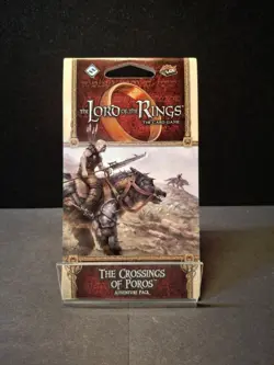 LORD OF THE RINGS LCG Card Game | The Crossings Of Poros *RARE* OOP Complete VG+ - Image 1
