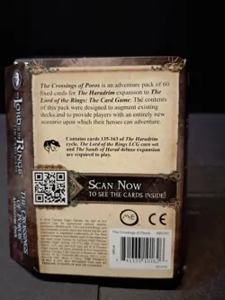 LORD OF THE RINGS LCG Card Game | The Crossings Of Poros *RARE* OOP Complete VG+ - Image 3