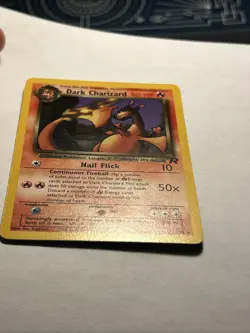 2000 POKEMON TCG Dark Charizard 21/82 Team Rocket WOTC Rare Vintage Card LP - Image 5