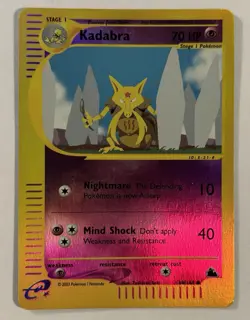 Kadabra - 69/144 - Pokemon Skyridge Reverse Holo Rare Card LP - Image 2
