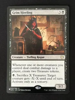 1x MTG Grim Hireling - The List Reprints (LIST) (AFC) #25 - Magic the Gathering - Image 1