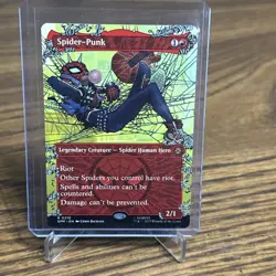 Spider-Punk (0210) (Borderless) #210 (NM) Spider-Man SPM Magic MTG non foil - Image 1