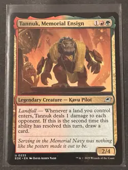 Tannuk, Memorial Ensign Edge of Eternities Regular - Image 1