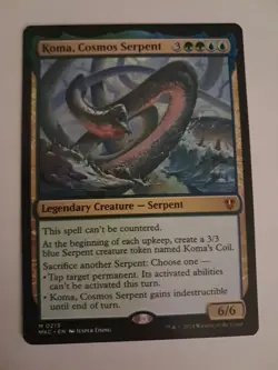 Koma Cosmos Serpent NM Murders at Karlov Manor Commander MTG MAGIC THE GATHERING - Image 1