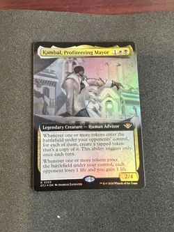 Kambal, Profiteering Mayor FOIL (Extended Art) Outlaws of Thunder Junction #353 - Image 1